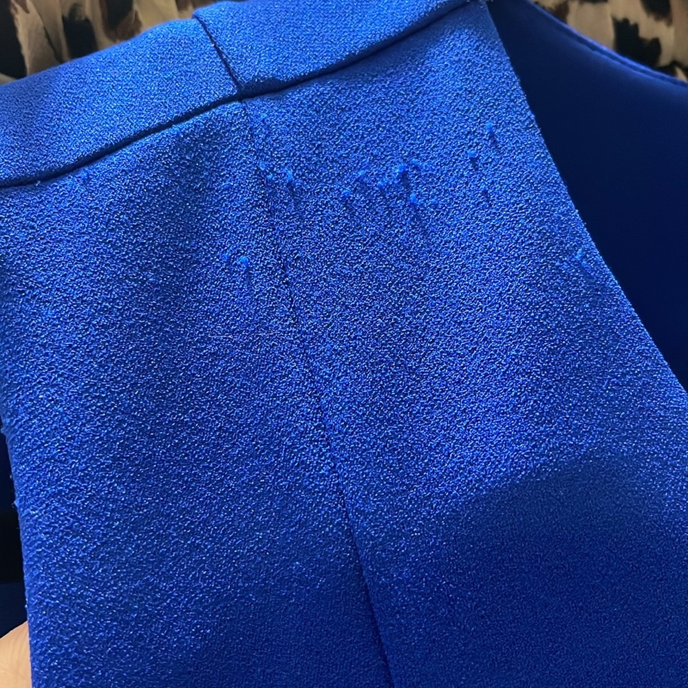 Enfocus Studio Royal Blue Sleeveless Flounce Hem Dress - Picture 6 of 6